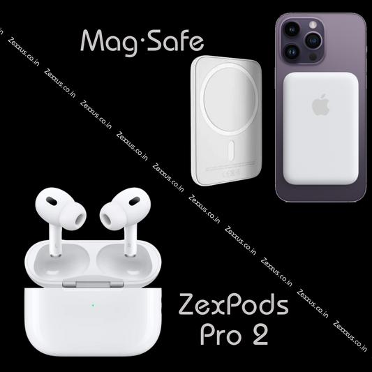 ZexPods Pro 2nd Gen ANC (Type-C) | Free 5000mAh MagSafe Powerbank | 100% Hassle-Free Warranty